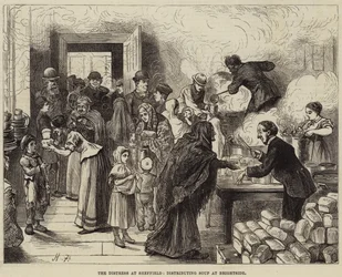 The Distress at Sheffield, distributing Soup at Brightside